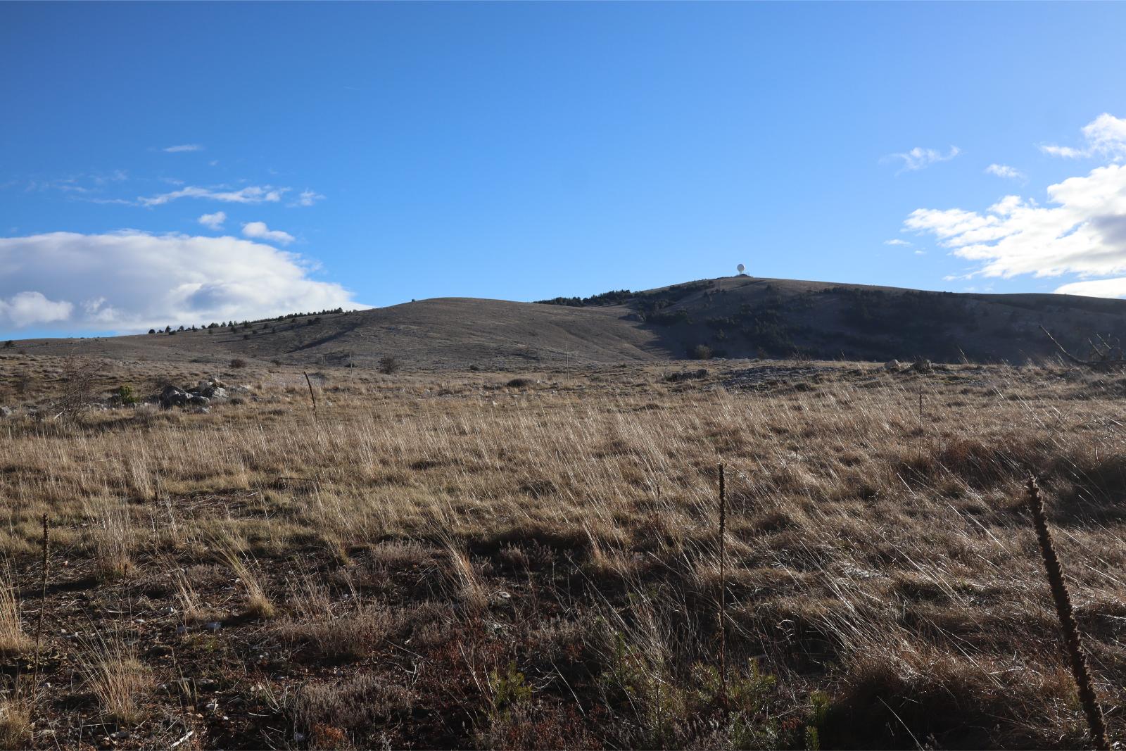Thursday January 18th 2024, Plateau de Caussols, South of France, just a landscape on a sunny winter day